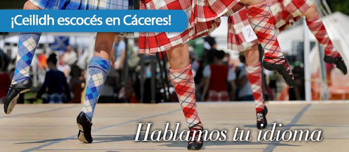 GREAT SCOTTISH FESTIVAL IN CÁCERES!